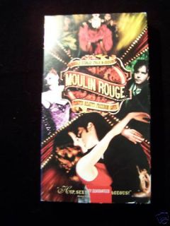 Moulin Rouge Nicole Kidman Ewan McGregor 2001 VHS Great Musical Fun
