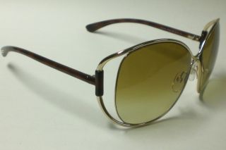 Tom Ford Emmeline TF 155 Gold 28F Authentic Sunglasses