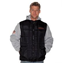 nfl 3 play systems vest and hoodie combo bengals $ 59 95