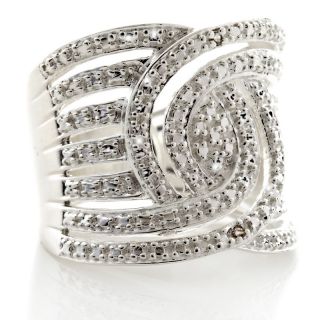 188 086 sterling silver diamond accent interlocking ring rating 3 $ 79
