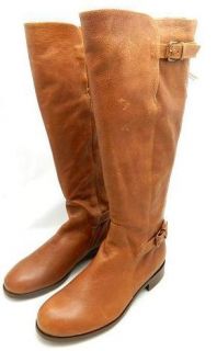 JCrew Emmett Leather Boots 9 $348 Warm Sienna Winter Brown Extended