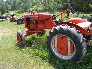 Allis Chalmers B Farm Tractor Mower Garden Vintage
