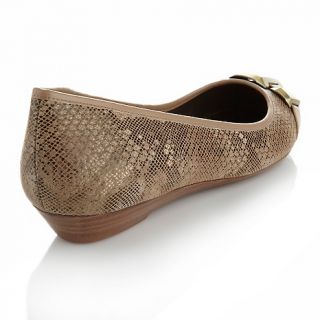 DKNYC Ashby Leather Ballet Flat with Metalwork