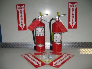 Lot of 50 5lb Amerex Fire Extinguisher with New Certification Tag