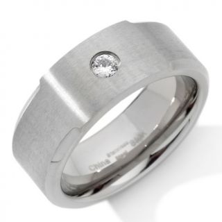 184 328 men s brushed stainless steel 8mm wedding band ring rating be