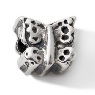 191 244 charming silver inspirations sterling silver butterfly bead