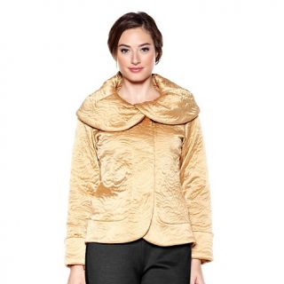 187 830 american glamour badgley mischka quilted sateen jacket note