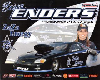 2011 Erica Enders ZA ZA Energy 2nd Ver Handout Postcard