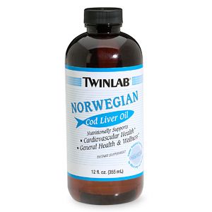 twinlab norwegian cod liver oil 12 oz 355 ml nutritionally supports