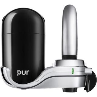 PUR FM 3500B Advanced Faucet Mount Water Filter   Black And Chrome