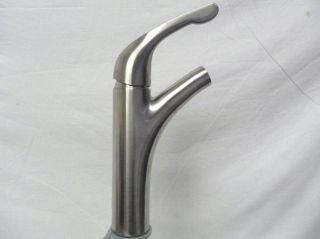  04076860 Allegro E Single Hole Kitchen Faucet Steel Optik as Is