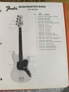 Vintage Fender Guitar Amp Parts List Wiring and Schematic Collection