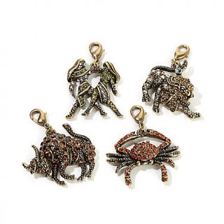 Heidi Daus Horoscope Dangle Charm with Crystal Accents at