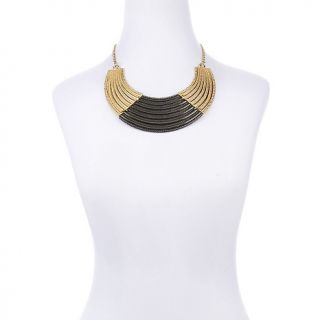 Starlet Jewelry by Hot in Hollywood® 2 Tone Metal 18 Bib Necklace at