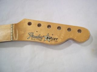 1983 USA Fender Quartersawn Birdseye Bullet Telecaster Neck 52 RI