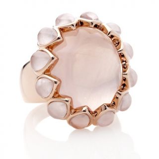 205 627 bellezza jewelry collection rose quartz oval and pear shaped