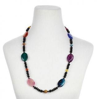 215 567 sonoma studios colored agate and crystal bead 30 necklace