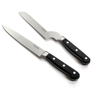 204 015 8 carving knife and 7 bread knife with sheaths note customer