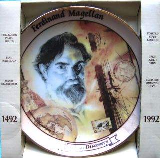 Ferdinand Magellan Age of Discovery Plate 1991 New