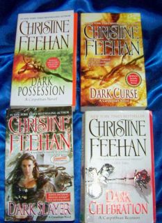 Christine Feehan Carpathian Series   Lot of 4 Paperback Books