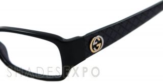 New Gucci Eyeglasses GG 3184 Black SGR GG3184 Auth