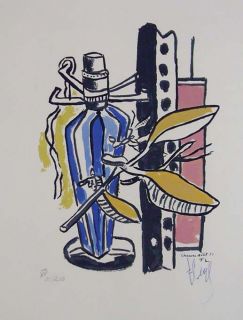 Fernand Leger Lithograph Signed Numbered