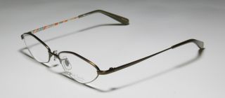  51 17 138 Khaki Vision Care Half Rim Eyeglass Glasses Frames