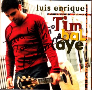 Luis Enrique Timbalaye Signed CD 1999 731455912227