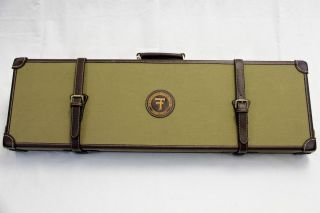 FERNEY Co Canvas Genuine Leather Shotgun Case