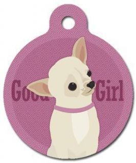 Good Girl Chihuahua Pet ID Tag Custom Text Dog
