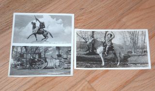 William F Cody Buffalo Bill Postcard Plus Photo