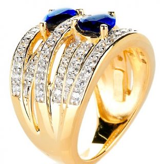 Victoria Wieck Absolute™ Sapphire Pavé 6 Row Orbit Ring