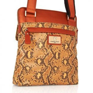 Handbags and Luggage Crossbodys Sharif Anaconda Print Art Deco