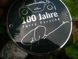 100 Years Ferry Porsche 356 Engine Grille Museum Badge