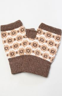 Accessories Boutique The Snowflake Gloves in Brown