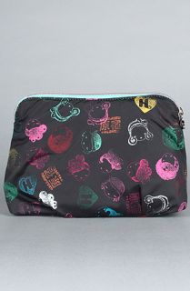 Harajuku Lovers The Cherry Bomb Cosmetic Bag in Rubber Stamp Girls