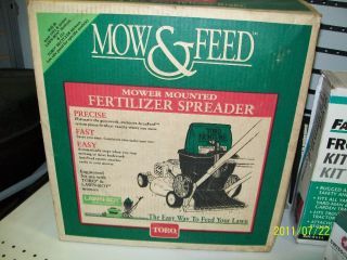  Toro Mow Feed Fertilizer Spreader