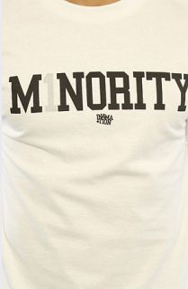 In4mation The Minority Tee in White Concrete