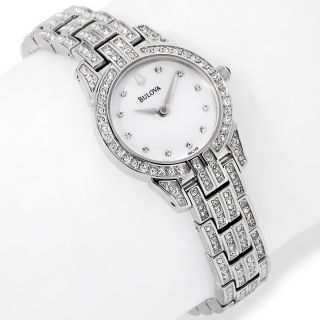  crystal encrusted stainless steel bracelet watch rating 2 $ 219 00 or
