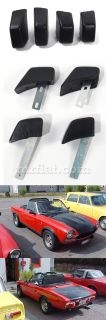 fiat 124 spider abarth bumperettes set of 4 new