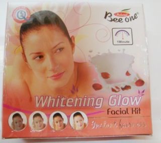 WHITENING GLOW HOME SPA FACIAL KIT 5 PRODUCTS LARGE full SIZE