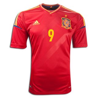Fernando Torres Spain 2012 Euro Home Jersey Medium