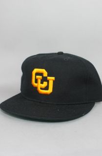 Vintage Deadstock University of Colorado Buffaloes Fitted HatBlack