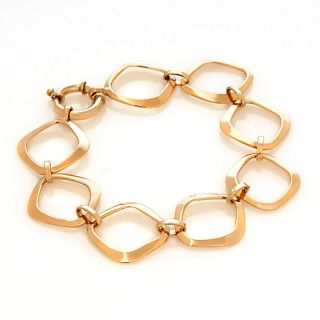 236 299 bellezza jewelry collection yellow bronze diamond shaped link