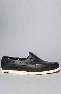 Native The Howard Boat Shoe in Jiffy Black