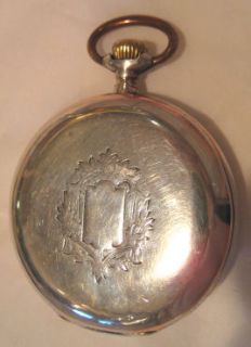 Omega Silver Pocket Watch C 1912 REDUCED Now £299 No Res Absolute