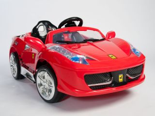 Ferrari 458 Italia Style Kids 12V Electric Power Wheel Ride On Car 