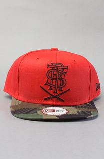 RockSmith The RST Troop Snapback New Era Cap in Red