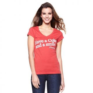 228 383 coca cola have a coke and a smile women s t shirt rating 1 $