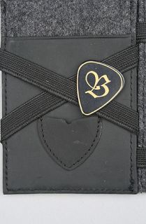 Brixton The Guild Wallet in Black Grey